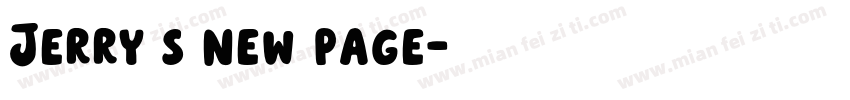 Jerry s new page字体转换